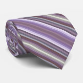 Colorful Purple Fashion Inspired Diagonal Stripes Krawatte (Gerollt)