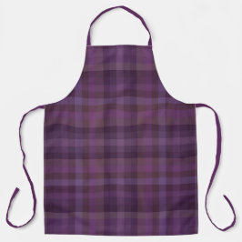 Colorful Purple Tone Colors Of The Year Checkered Schürze
