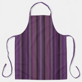 Colorful Purple Tone Colors Of The Year Stripes Schürze