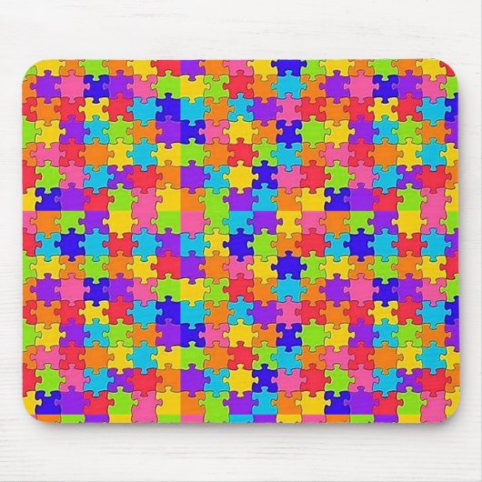 Colorful Puzzle Mouse Pad! Mousepad (Vorne)