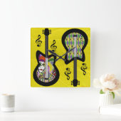 Colorful Quadratische Wanduhr (Zuhause)