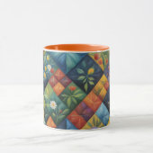 Colorful Quilting Pattren - Quilting Lover Tasse (Zentrum)