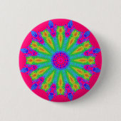 Colorful Radial Pattern: Button (Vorderseite)