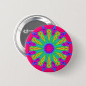 Colorful Radial Pattern: Button (Vorne & Hinten)