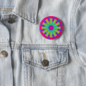 Colorful Radial Pattern: Button (Beispiel)