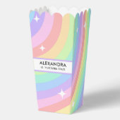Colorful Rainbow 5th Birthday Popcorn Geschenkschachtel (Vorderseite)