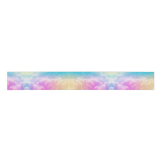 Colorful Rainbow Cloud Wedding Grosgrain Ribbon Ripsband