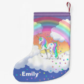Colorful Rainbow Kleiner Weihnachtsstrumpf (Rückseite)
