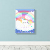 Colorful Rainbow Leinwanddruck (Insitu (Holzboden))
