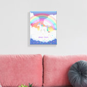 Colorful Rainbow Leinwanddruck (Insitu (Wohnzimmer))