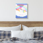 Colorful Rainbow Leinwanddruck (Insitu (Schlafzimmer))
