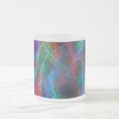 Colorful Rainbow Lightning  Storm Mattglastasse (Mittel)