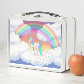 Colorful Rainbow Metall Brotdose (Beispiel)