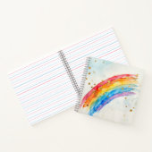Colorful Rainbow Notebook.  Notizblock (Innenseite)