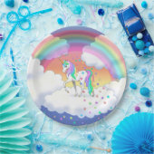 Colorful Rainbow Pappteller (Party)