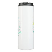 Colorful Rainbow Rose Thermosbecher (Rückseite)