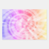 Colorful Rainbow Tie Dye Wrapping Paper Sheets Geschenkpapier Set (Vorderseite 2)