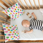 Colorful Raindrops Kissen