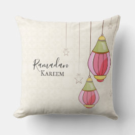 Colorful Ramadan Lantern Pillow Kissen