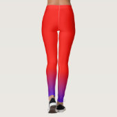 Colorful Red And Bluo Leggings (Rückseite)