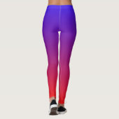 Colorful Red And Bluo Leggings (Rückseite)