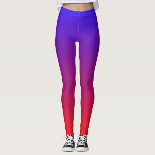  Colorful Red And Bluo Leggings (Vorderseite)