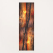 Colorful Retro Beach Sunset Yogamatte (Vorderseite)