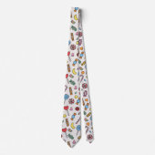 Colorful Retro Cartoon Candy Krawatte (Vorderseite)