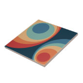 Colorful retro Circles Design Fliese (Seite)