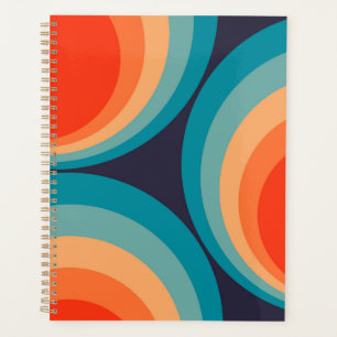 Colorful retro Circles Design Planer
