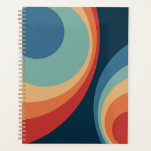 Colorful retro Circles Design Planer