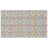 Colorful Retro Mid-Century Mid-Mod Crochet Blossom Tischdecke (Vorderseite (Horizontal))