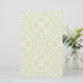 Colorful retro pattern background 2 briefpapier (Stehend Vorderseite)