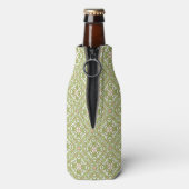 Colorful retro pattern background 2 flaschenkühler (Flasche Rückseite)