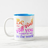 Colorful Riff-Raff Zweifarbige Tasse (Links)
