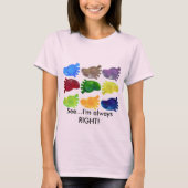Colorful Right Foot Art & Quote Frauen T-Shirt (Vorderseite)