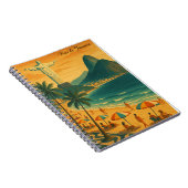 Colorful Rio de Janeiro Brasilien Copacabana Beach Notizblock (Rechte Seite)