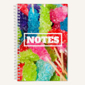 Colorful Rock Candy Notizblock (Vorderseite)