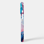 Colorful Rock Crystal Art iPhone Case (Rückseite / Links)