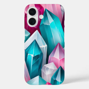 Colorful Rock Crystal Art iPhone Case