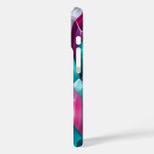 Colorful Rock Crystal Art iPhone Case (Rückseite / Links)