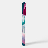 Colorful Rock Crystal Art iPhone Case (Rückseite / Rechts)