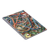 Colorful Rubberbands Notizblock (Rechte Seite)