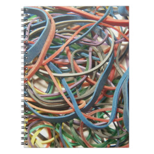Colorful Rubberbands Notizblock