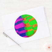 Colorful Runder Aufkleber (Umschlag)