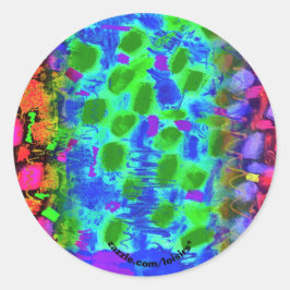 Colorful Runder Aufkleber