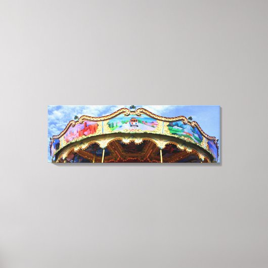 Colorful San Francisco Carousel Leinwanddruck (Vorderseite)