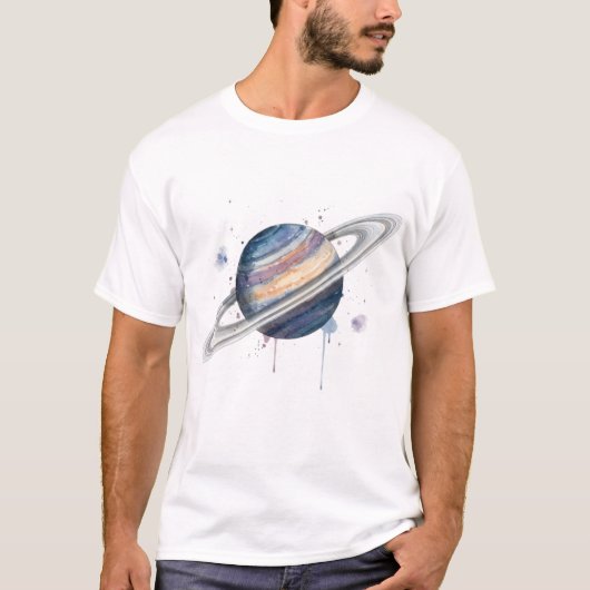 Colorful Saturn T-Shirt (Vorderseite)