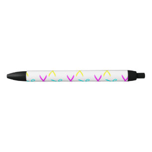 Colorful Scissors on White Kugelschreiber