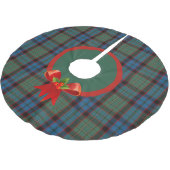 Colorful Scottish Clan MacNicol Polyester Weihnachtsbaumdecke (Schrägansicht)